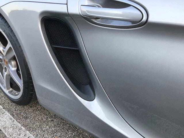 Porsche 981 Cayman and Boxster Side Intake Mesh Grilles