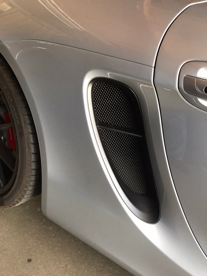Porsche 981 2013-2016 Cayman Front Radiator and Side Intake Grilles