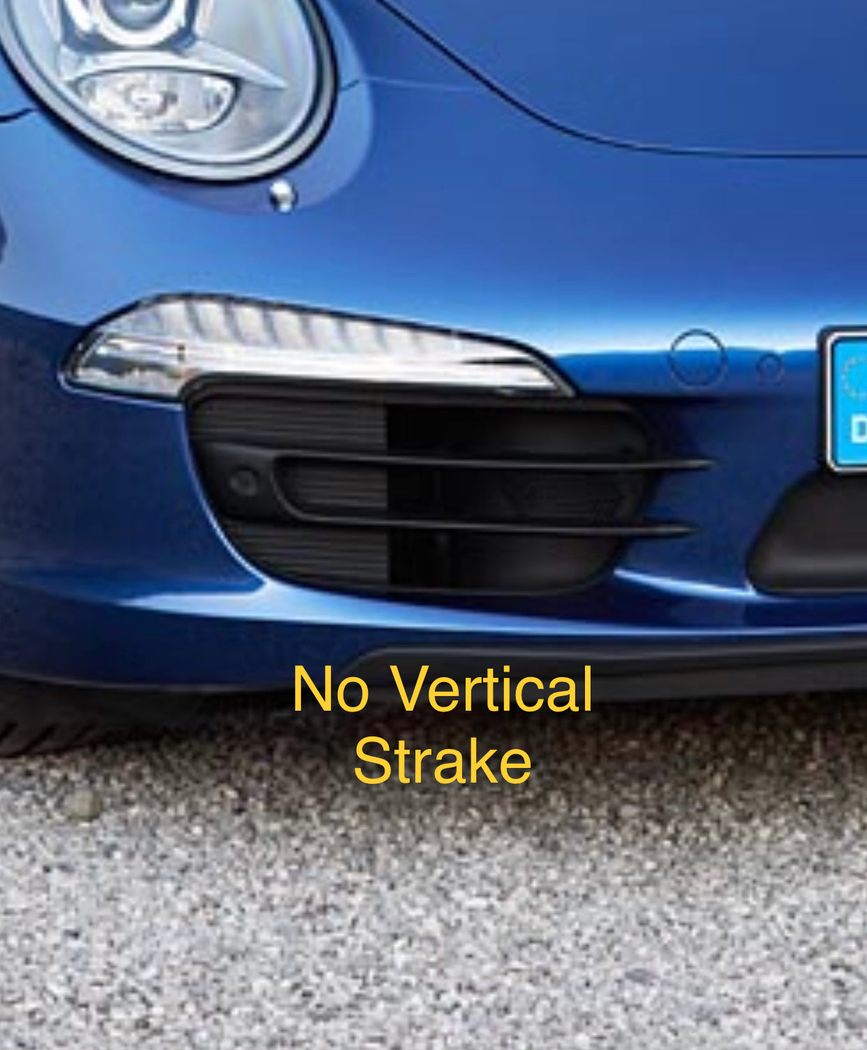 Porsche 911 (2012.5 - 2016) 991.1 Front Side Radiator Grilles (Base, S and 4S)