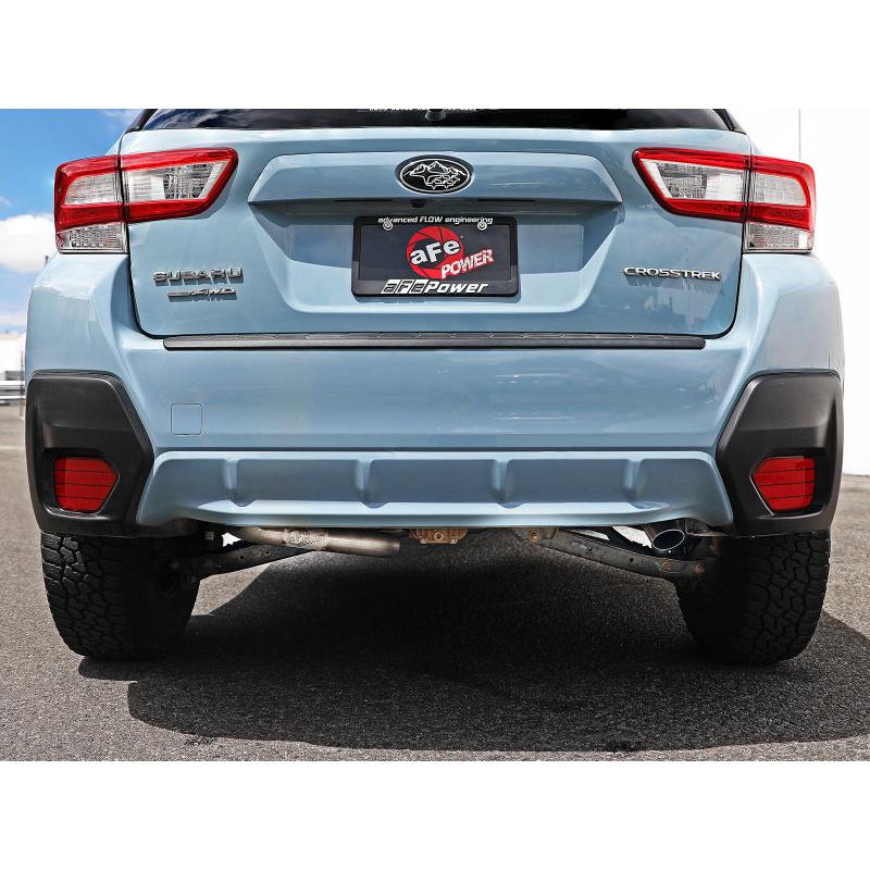aFe POWER Takeda 2.5in 304 SS Cat-Back Exhaust System Subaru Crosstrek 18-19 H4-2.0L-SR1 Performance