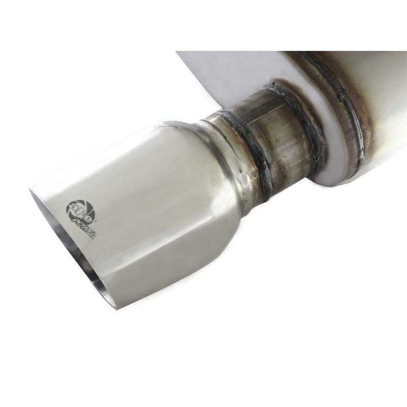aFe MACHForce XP Exhaust 11-14 Ford Mustang GT V8-5.0L 3in. SS Axle-Back w/Polished Tips-SR1 Performance