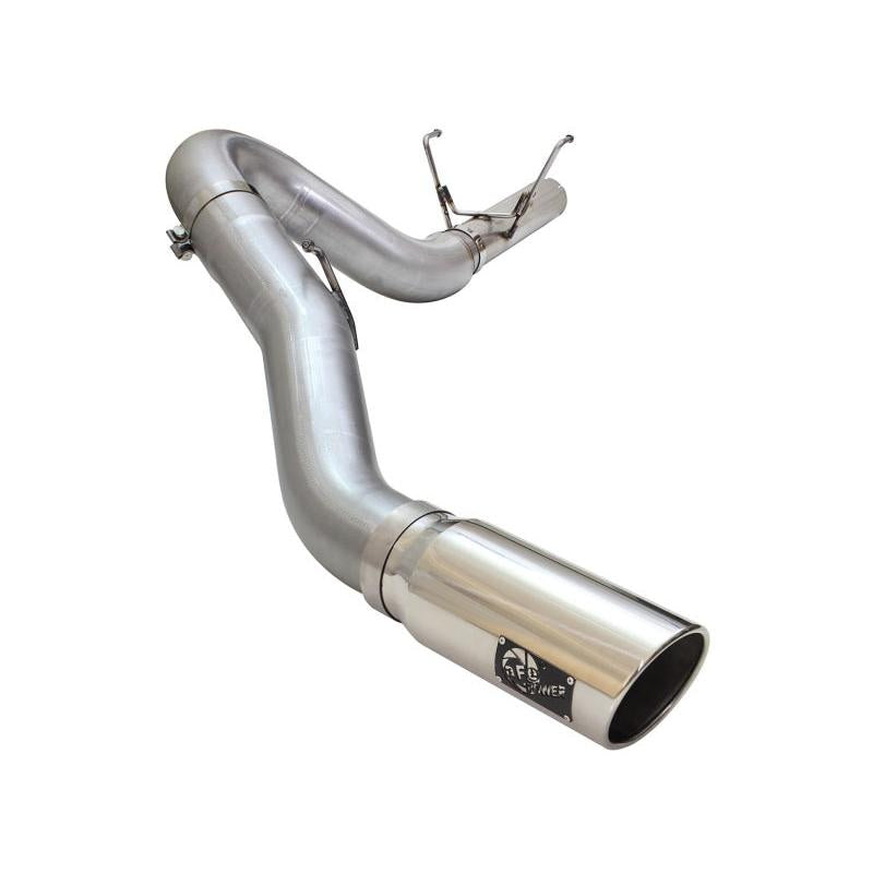 aFe MACHForce XP Exhaust Large Bore 5in DPF-Back Alu. 13-15 Dodge Trucks L6-6.7L (td) *Polish Tip-SR1 Performance
