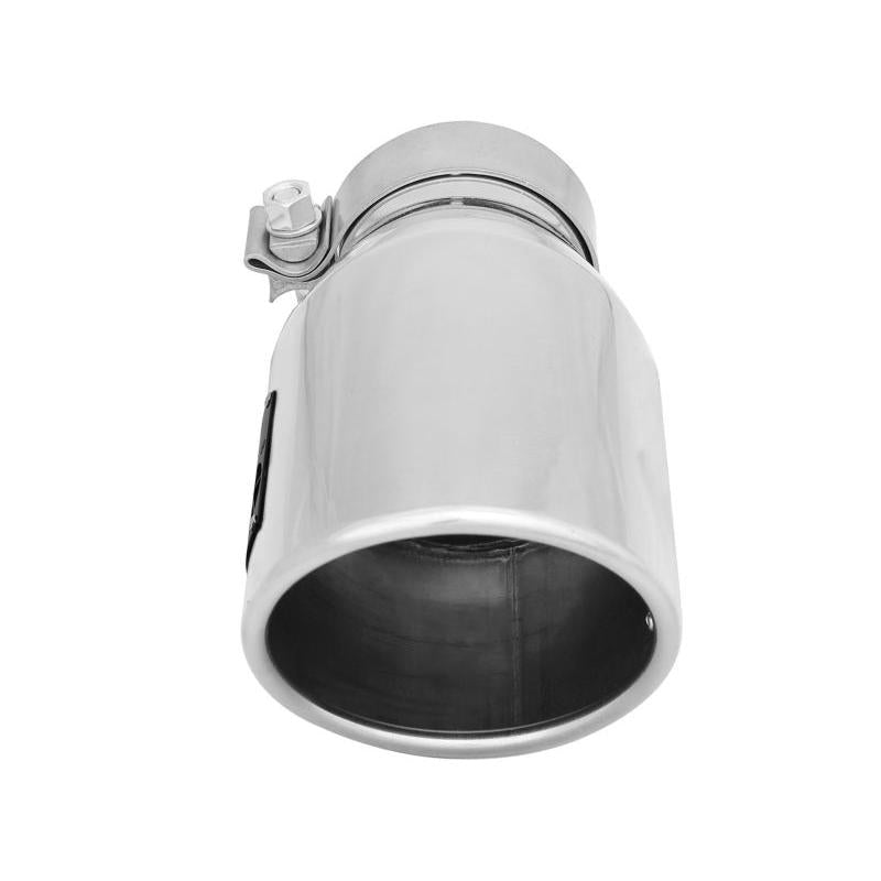 aFe MACH Force-Xp 3in Inlet x 4-1/2in Outlet x 9in Length 304 Stainless Steel Exhaust Tip