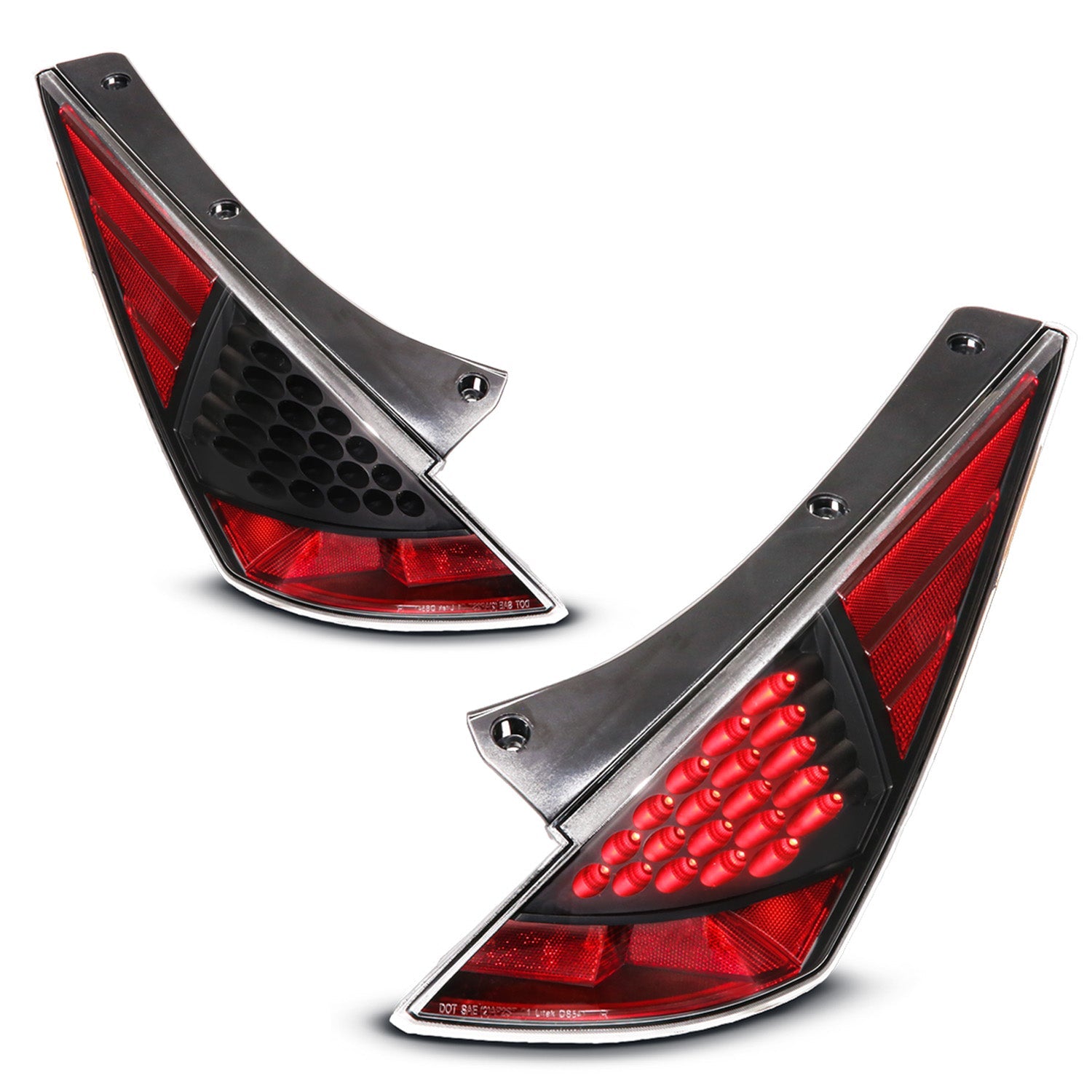 NISSAN 350Z 03-05 LED TAIL LIGHTS BLACK