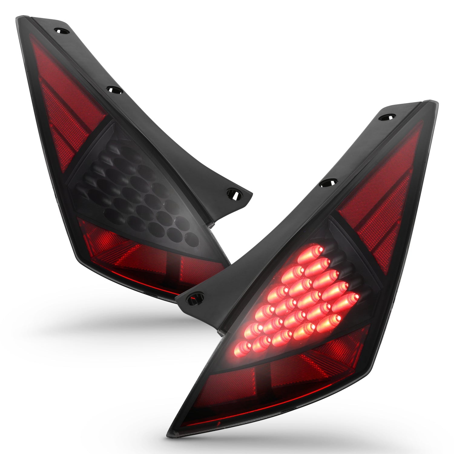 NISSAN 350Z 03-05 LED TAIL LIGHTS BLACK SMOKE LENS