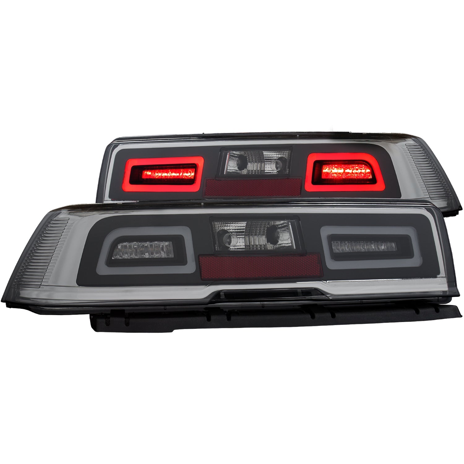 CHEVY CAMARO 14-15 LED TAIL LIGHTS CHROME SMOKE LENS