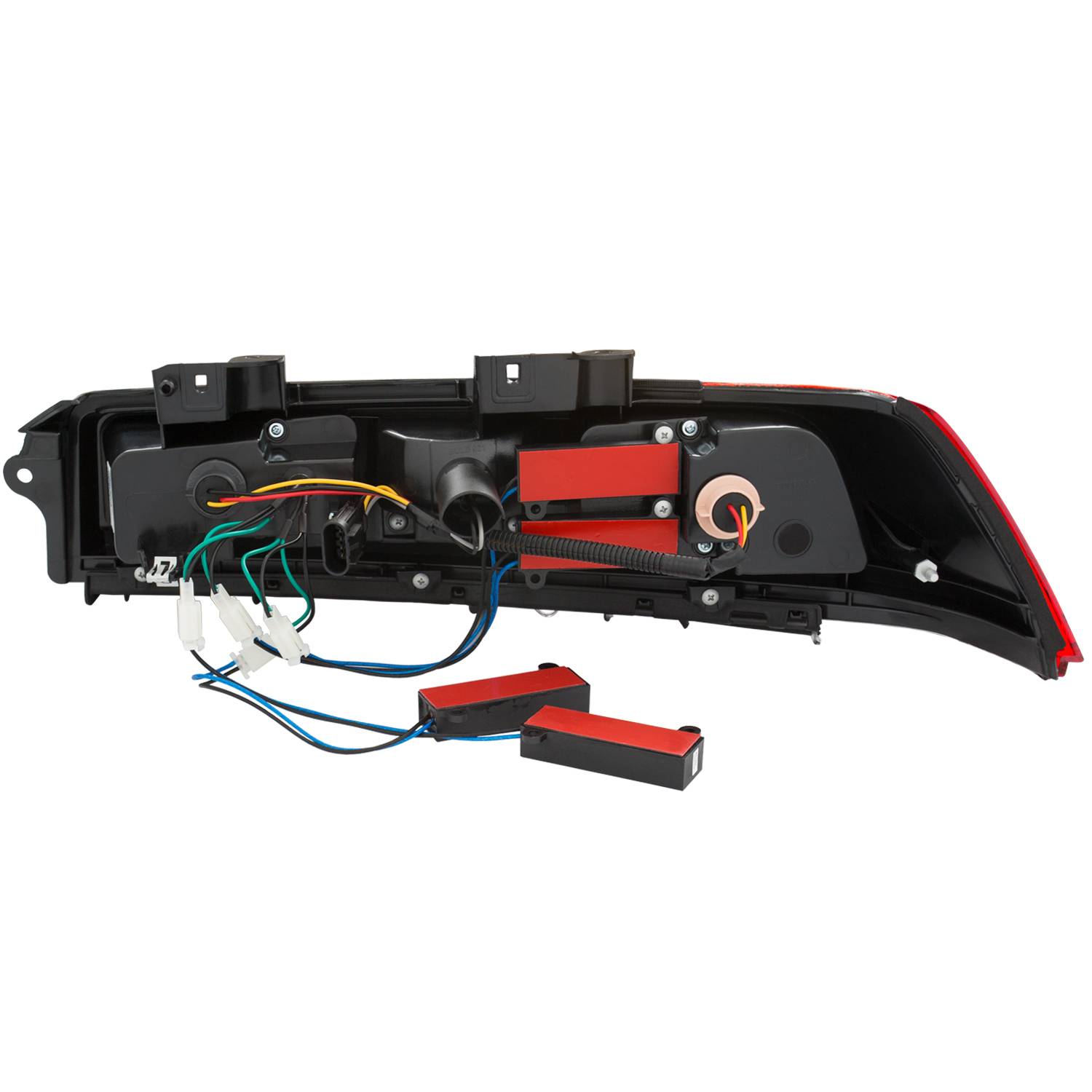 CHEVY CAMARO 14-15 LED TAIL LIGHTS CHROME SMOKE LENS