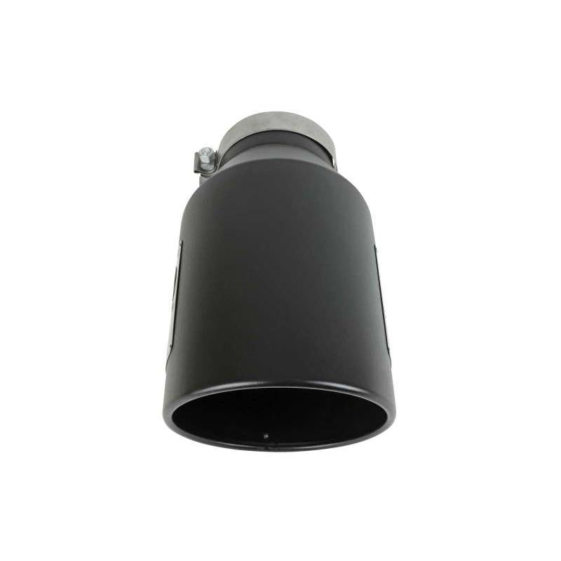 aFe Power Universal 5in Inlet 8in Outet MACH Force-XP Clamp-On Exhaust Tip - Black-SR1 Performance