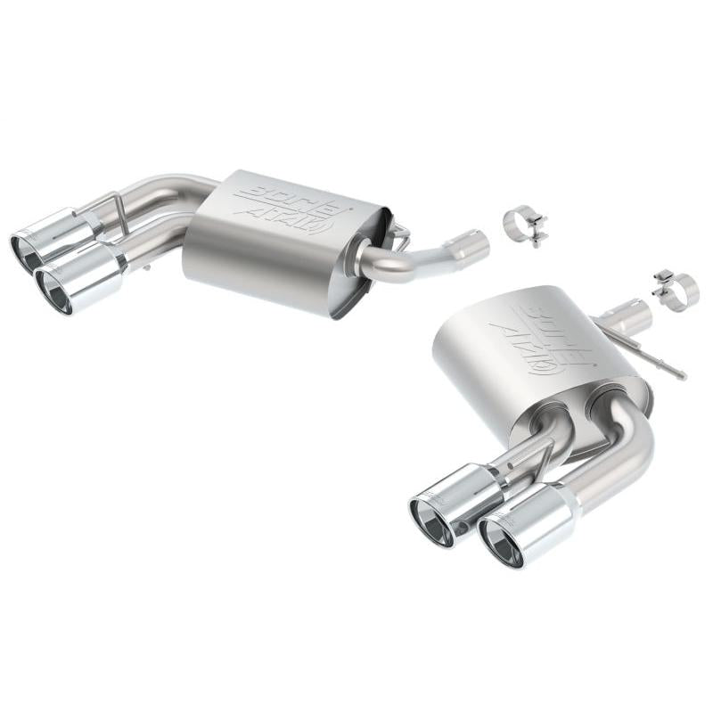 Borla 2016 Chevy Camaro V6 AT/MT ATAK Rear Section Exhaust w/o Dual Mode Valves