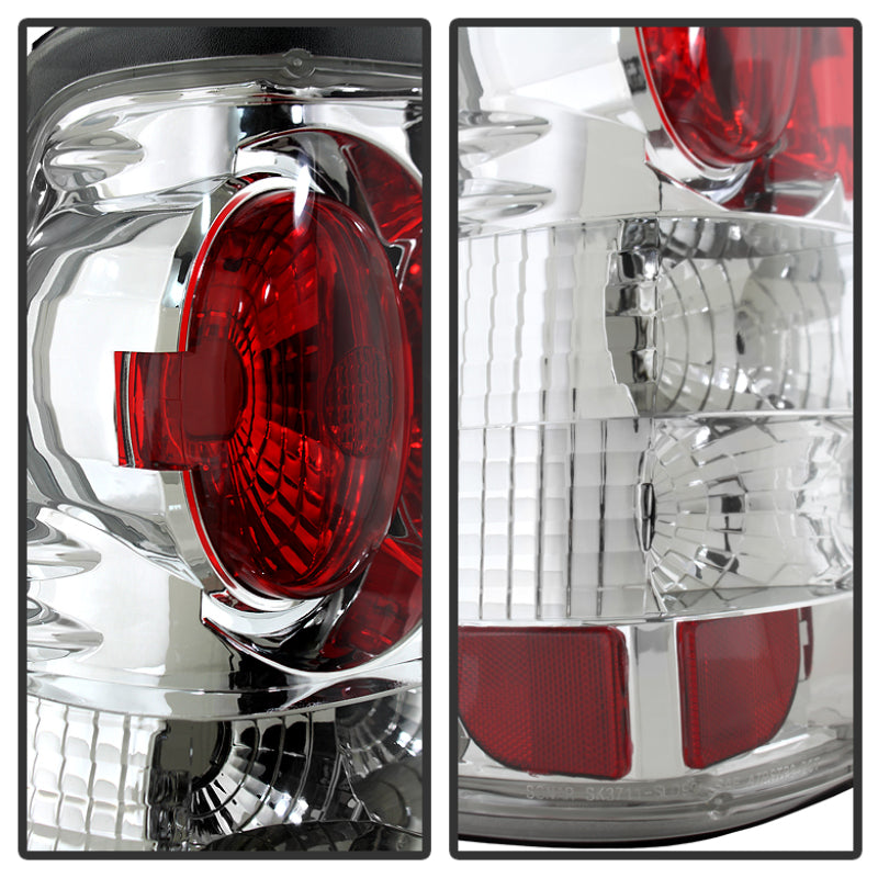 Spyder Chevy Silverado 1500/2500 99-02 (Not Stepside) Euro Style Tail Lights Chrm ALT-YD-CS99-C-SR1 Performance