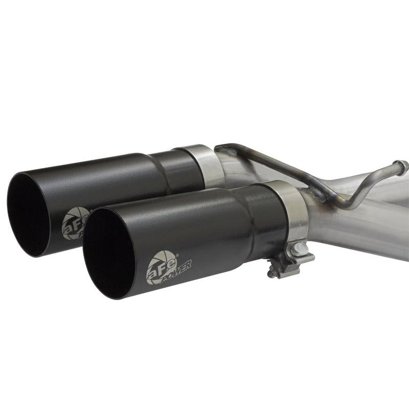 aFe Rebel Exhausts Cat-Back SS Ford F-150 04-08 V8 4.6/5.4L w/ Black Tips-SR1 Performance