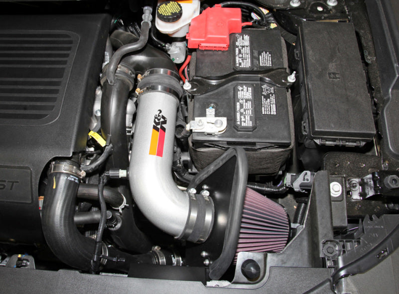 K&N 11 Ford Taurus SHO 3.5L V6 Silver Typhoon Cold Air Intake-SR1 Performance