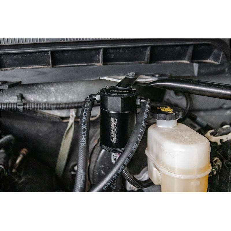 Corsa 14-19 GM Silverado/Sierra (15-20) Tahoe/Yukon/Suburban/Yukon XL/Escalade (5.3L V8) Catch Can