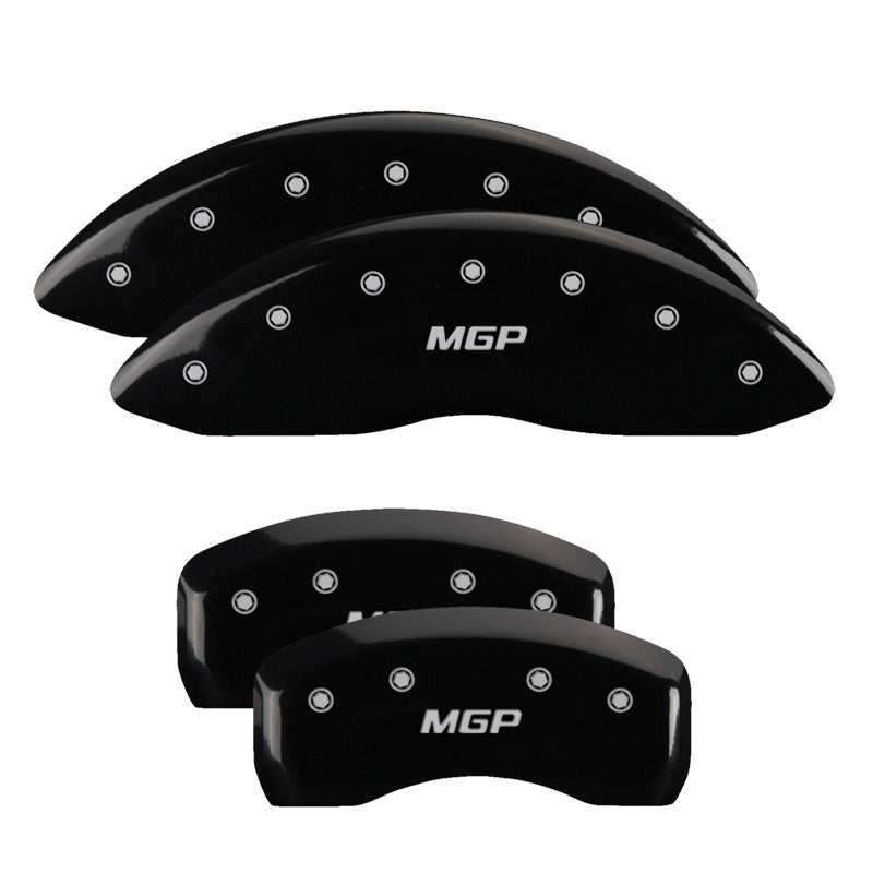 MGP 4 Caliper Covers for 2019-2020 Ford Edge * Black Finish with Silver Characters