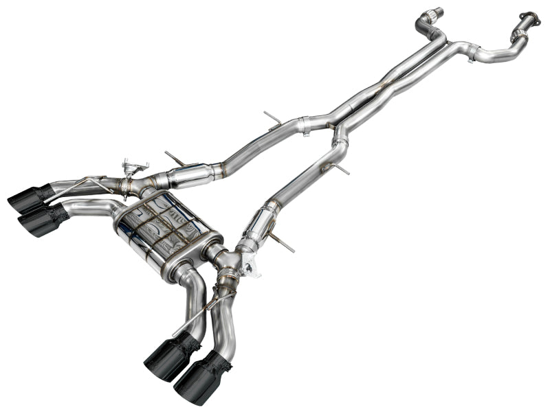 AWE Tuning 2021+ Cadillac CT4-V Blackwing SwitchPath Exhaust with Diamond Black Tips