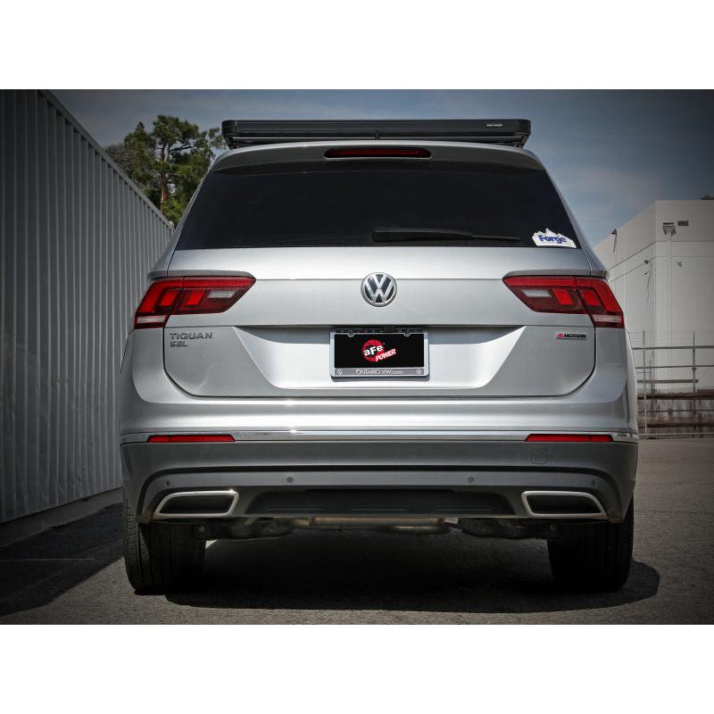 aFe MACH Force-Xp 3in - 2 1/2in SS Cat Back Exhaust System VW Tiguan 18-22 2.0 110in Wheelbase (AWD)