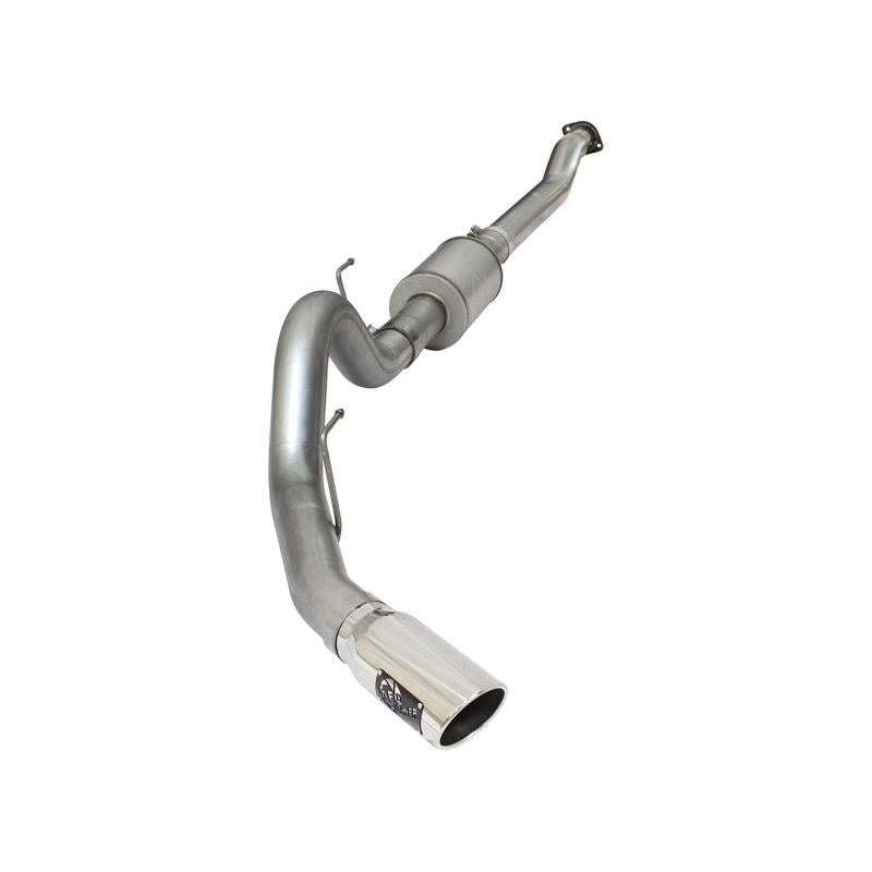 aFe Atlas Exhausts 4in Cat-Back Aluminized Steel Exhaust 2015 Ford F-150 V6 3.5L (tt) Polished Tip-SR1 Performance