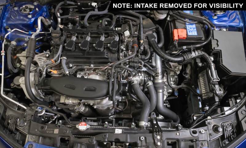 K&N 22-24 Honda Civic 1.5L L4 Aluminum Charge Pipe Kit - Gunmetal Gray-SR1 Performance