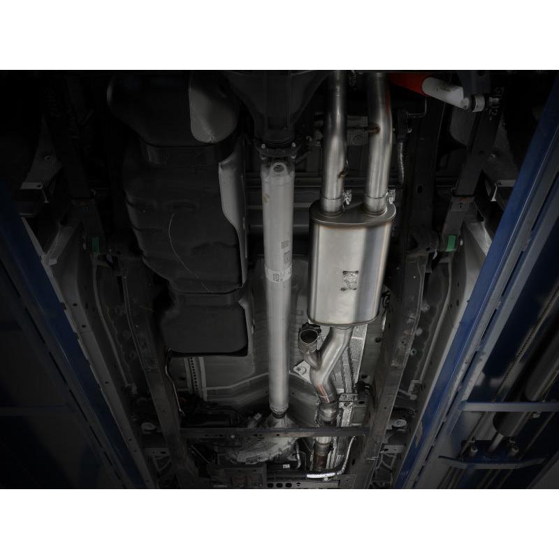 aFe Gemini XV 4in to Dual 3in 304 SS Cat-Back Exhaust w/ Cutout 19-21 GM Silverado/Sierra V8-6.2L-SR1 Performance