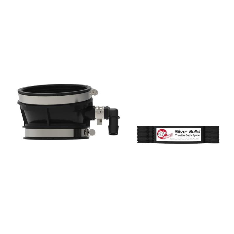 aFe 2020 Vette C8 Silver Bullet Aluminum Throttle Body Spacer / Works With Factory Intake Only - Blk-SR1 Performance