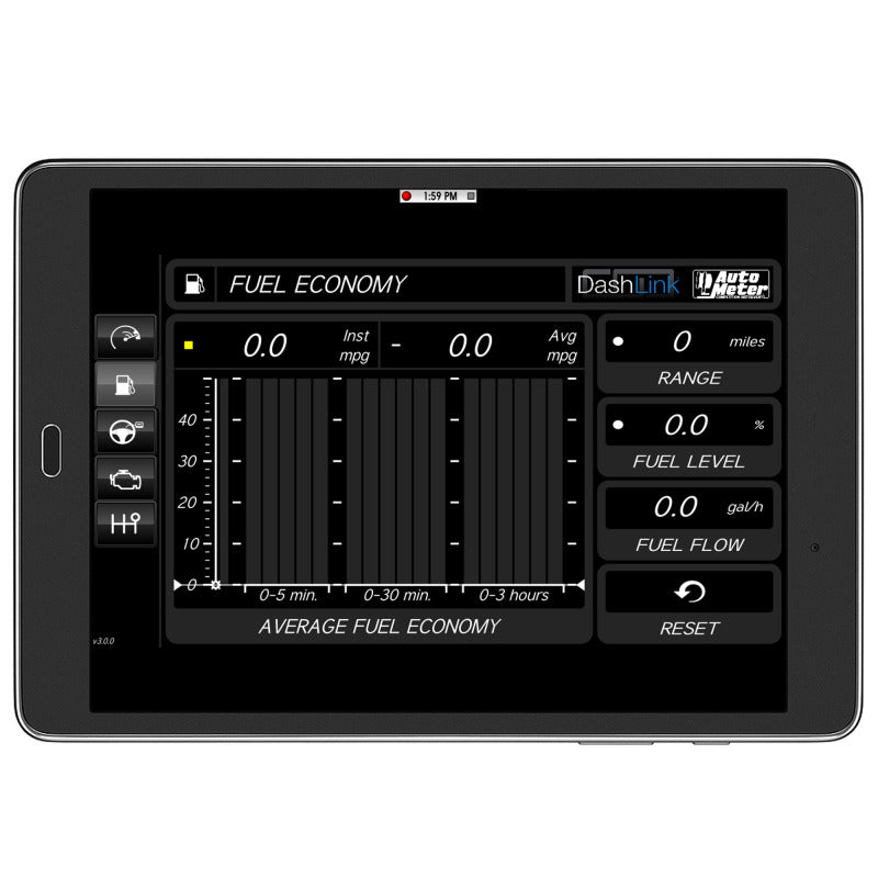 Autometer OBD-II Wireless Data Module Bluetooth DashLink for Apple IOS & Andriod Devices-SR1 Performance