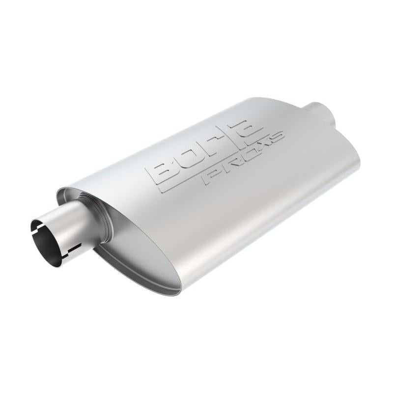 Borla Universal Center/Offset Oval 2.5in In/Out 14in x  4.25in x 1.88in PRO-XS Muffler