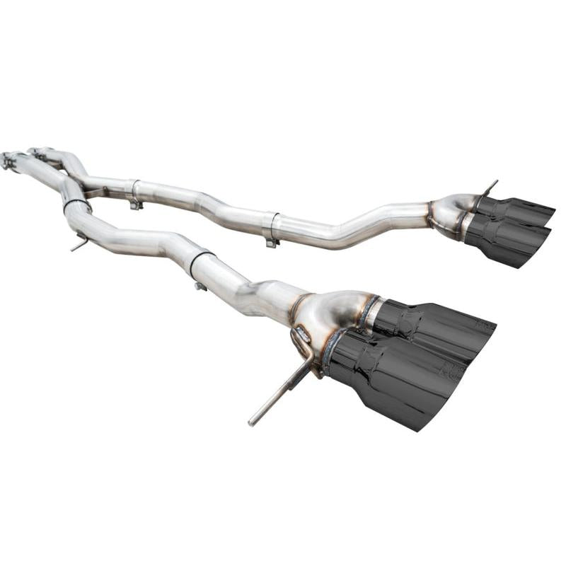 AWE Track Edition Catback Exhaust for BMW G8X M3/M4 - Diamond Black Tips