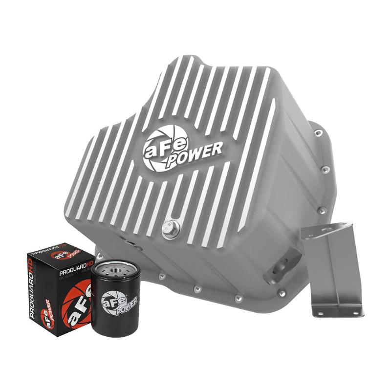 aFe Street Series Deep Engine Oil Pan 01-10 GM Duramax V8-6.6L (td)