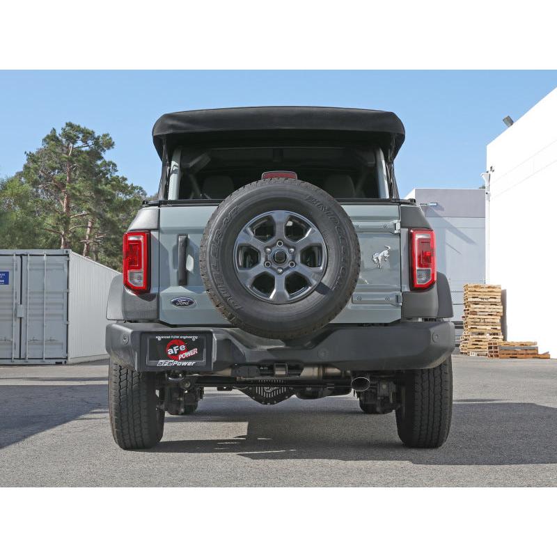 aFe Apollo GT 3in 409 SS Cat-Back Exhaust 2021 Ford Bronco L4-2.3L (t)/V6-2.7L (tt) w/ Polished Tips-SR1 Performance