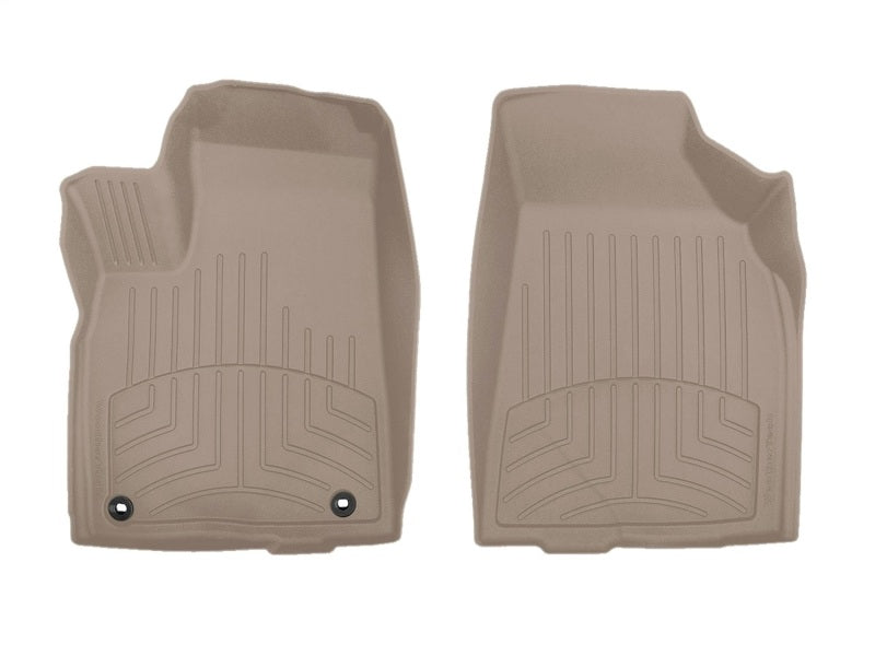 WeatherTech FloorLiner HP for 2014-2019 Toyota Highlander Rear, Tan - Custom Fit, High-Performance Vehicle Floor Protection