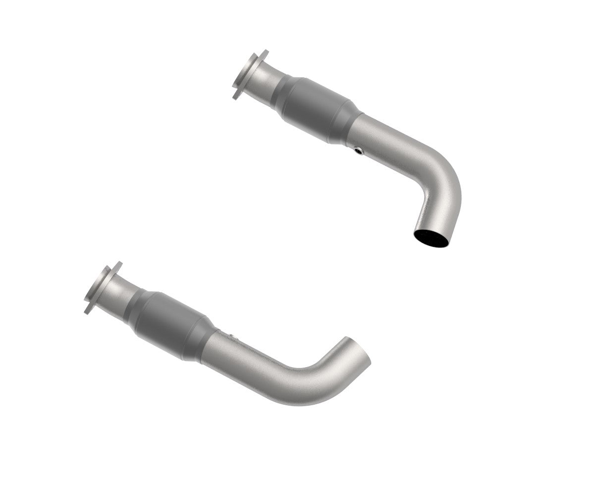 3" SS High Output GREEN Catted Connection Pipes. 2015-2024 Mustang GT 5.0L.