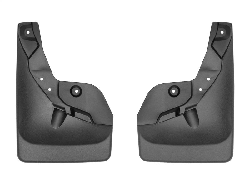WeatherTech 24-25 Toyota Tacoma Front No-Drill MudFlaps with Fender Flares - Black