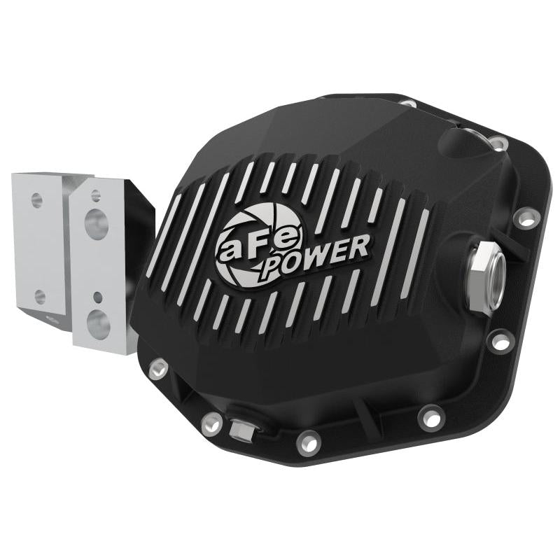 aFe Street Series Rear Differential Cover Black w/Machined Fins 20+ Jeep Gladiator JT (Dana M220)