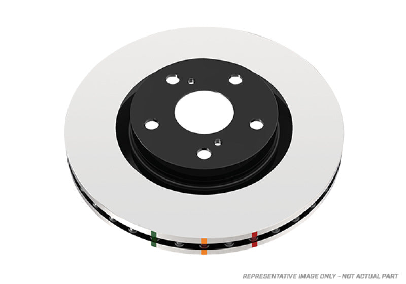 DBA Subaru WRX STi 4000 Series HD Rear Brake Rotor with OE Finish and Kangaroo Paw Ventilation