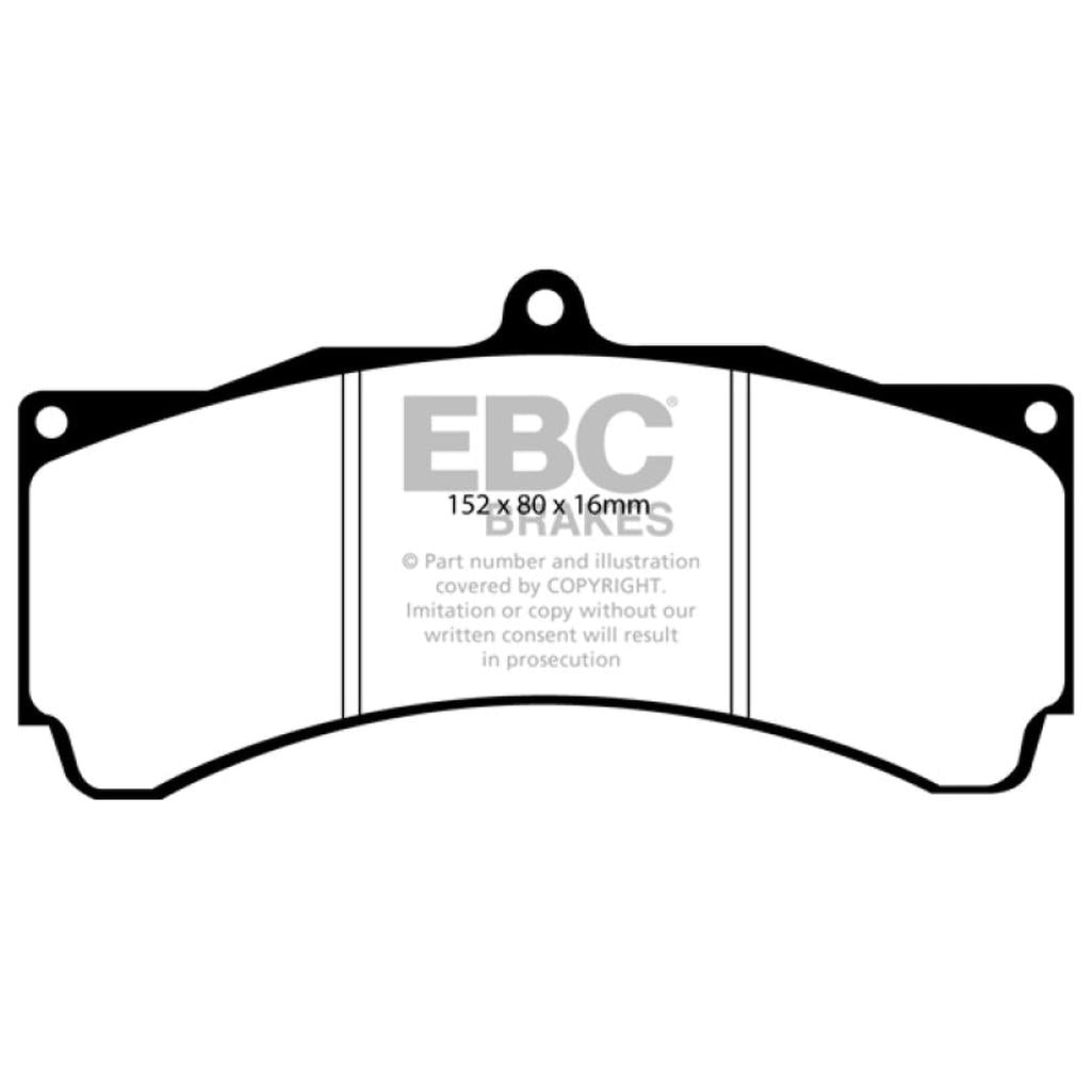 EBC Brakes Yellowstuff Performance Brake Pads – Part Number DP4032R