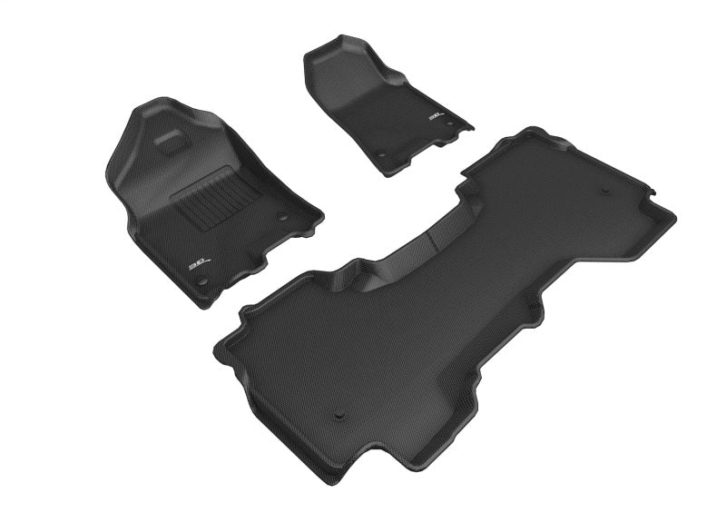 3D Maxpider 19-24 Dodge Ram 1500 Quad Cab W/ Bucket Front Row Kagu Black R1 R2-SR1 Performance