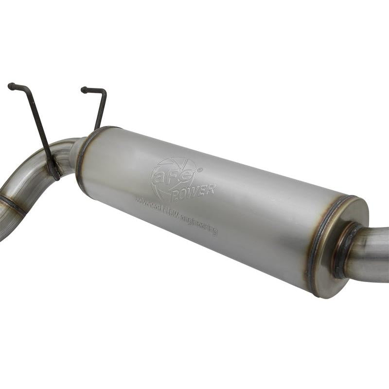 aFe Rebel Series 3-1/2in 409 SS Cat-Back Exhaust System w/Black Tip RAM 2500/3500 14-17 V8 6.4L