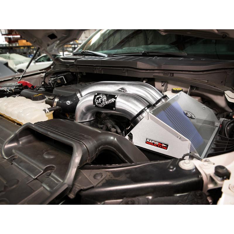 aFe Rapid Induction Pro 5R Cold Air Intake System Brushed 21-22 Ford F-150 Raptor V6-3.5L (tt)-SR1 Performance