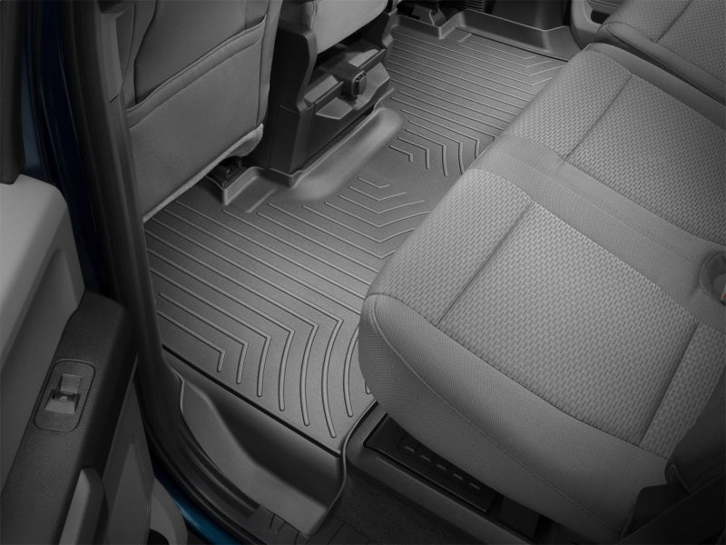 WeatherTech DigitalFit Rear FloorLiner for 2017+ Ford F-250/F-350/F-450/F-550 in Black Part #4410123
