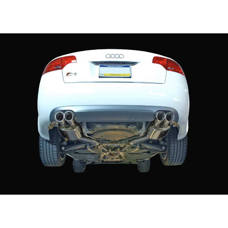 AWE Tuning Audi B7 S4 Track Edition Exhaust - Diamond Black Tips