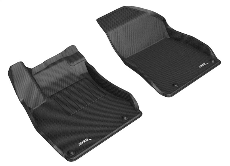 3D Maxpider 20-21 Nissan Sentra Kagu 1st Row Floormat - Black-SR1 Performance