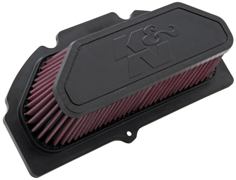 K&N 09-11 Suzuki GSXR 1000 Replacement Air Filter 11.063in L x 5.688in W x 3.375in H-SR1 Performance