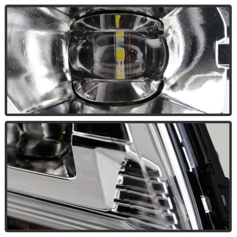 Spyder 19-20 Chevy Silverado 1500 OEM Style Full LED Fog Light w/Switch - Clear (Wont Fit RPO U12)-SR1 Performance
