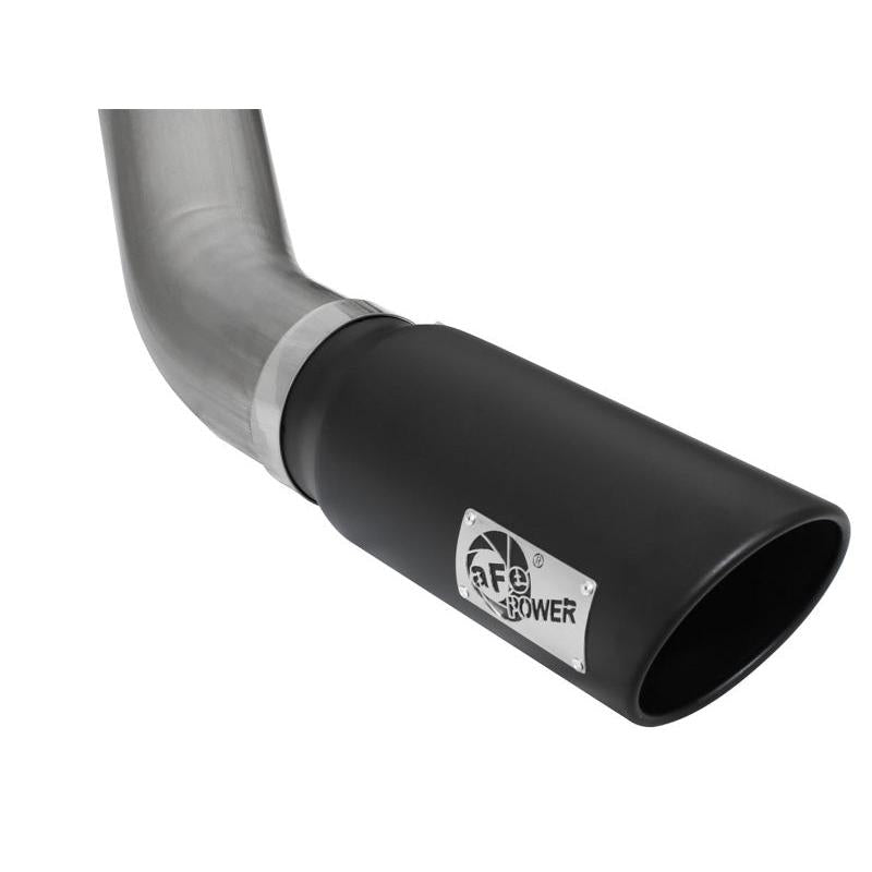aFe MACHForce XP Exhaust Large Bore 5in DPF-Back SS 13-15 Dodge Trucks L6-6.7L (td) *Black Tip-SR1 Performance