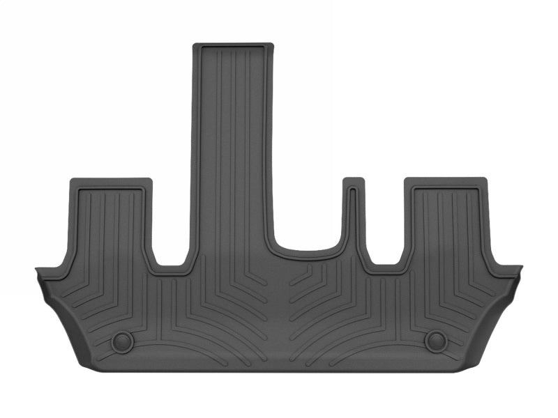 WeatherTech FloorLiner DigitalFit for Infiniti QX80/Nissan Armada Second Row Bucket Seats with Mini Console, Black (Part #4419053)