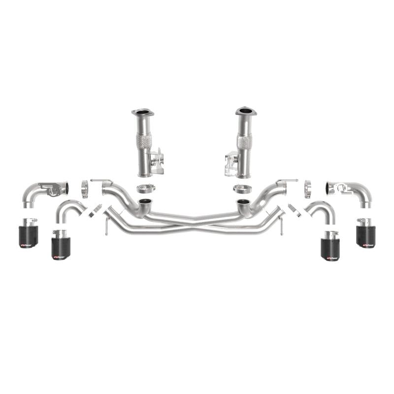 AFe MACH Force-Xp 304 Stainless Steel Cat-Back Exhaust Carbon 2020 Chevrolet Corvette C8-SR1 Performance