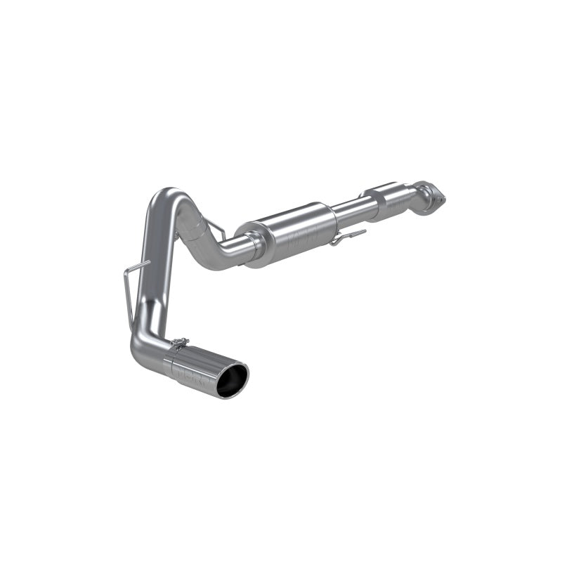 MBRP 11-13 Ford F150 SVT Raptor 6.2L EC-SB/CC-SB 3.5in Cat Back Single Exit Alum Exhaust System-SR1 Performance