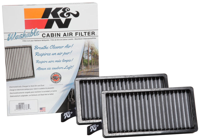 K&N BMW X1 L4-2.0L F/I Cabin Air Filter (2 Per Box)-SR1 Performance