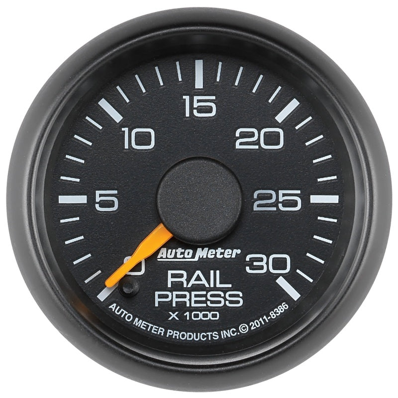 Autometer Factory Match 52.4mm Digital Stepper Motor 0-30,000 PSI Diesel Fuel Rail Pressure Gauge-SR1 Performance