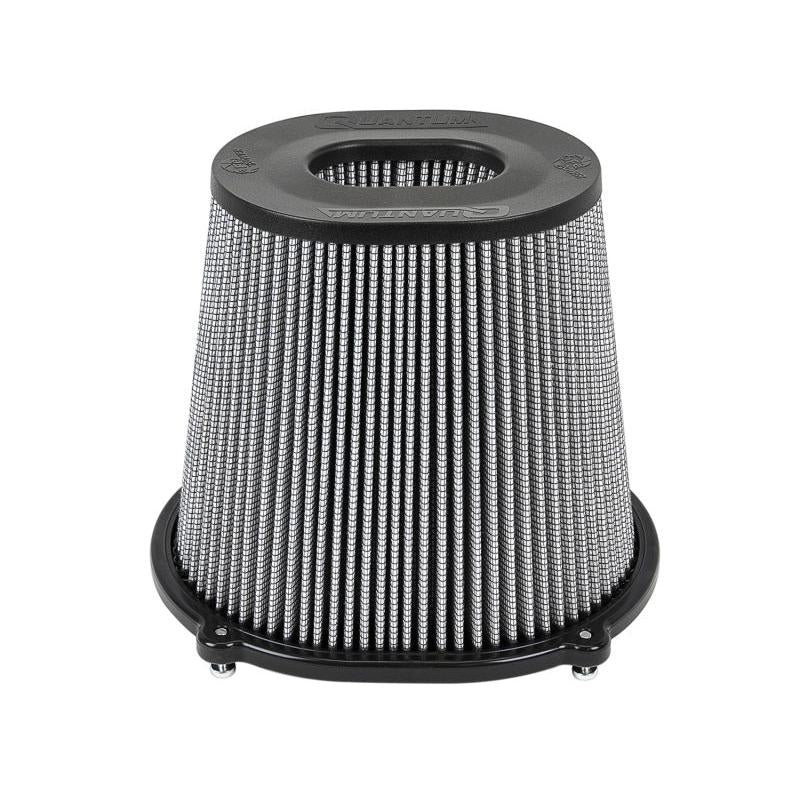aFe Quantum Pro DRY S Air Filter Inverted Top - 5in Flange x 8in Height - Dry PDS-SR1 Performance